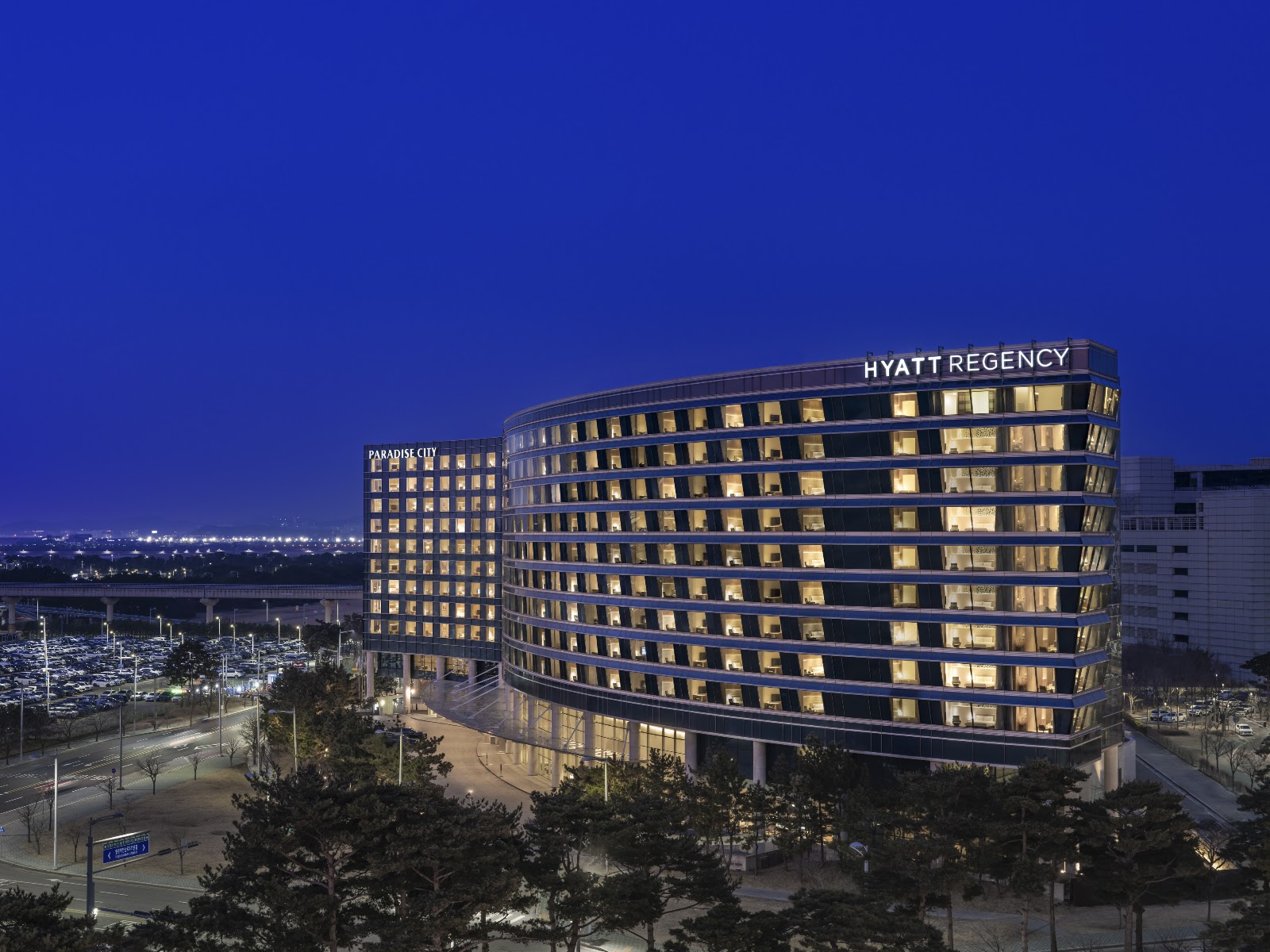 グランドハイアット仁川の夜景