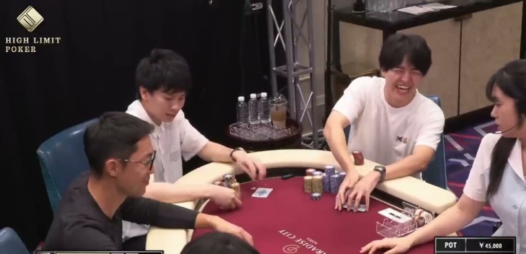 韓国・仁川パラダイスシティで行われたハイレートのキャッシュゲーム